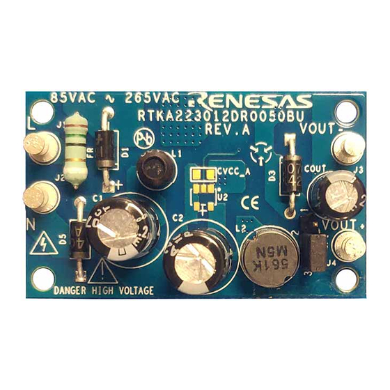 Renesas RTKA223012DR0050BU Manual