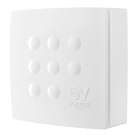 Vortice QUADRO SUPER Instruction Booklet