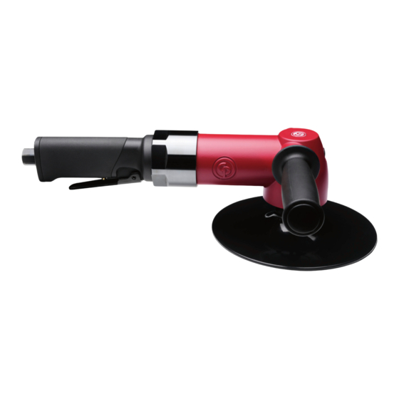 Chicago Pneumatic CP7269S Angle Sander Manuals