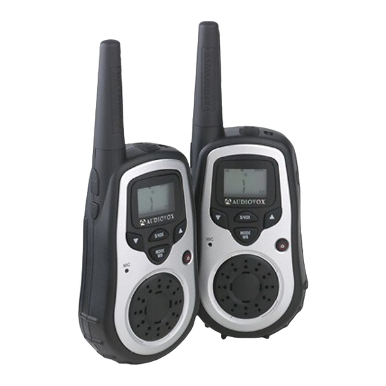 Audiovox GMRS9010CH Owner's Manual