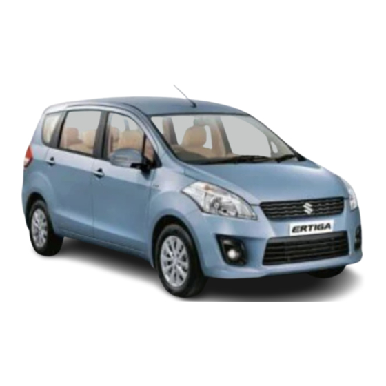 MARUTI SUZUKI Ertiga Supplement Owner's Manual