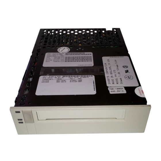 Exabyte 8505XL Owner's Manual