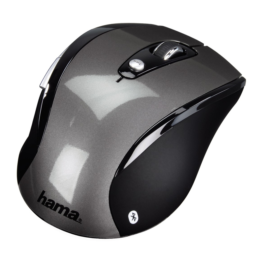 Hama M2120 Operating	 Instruction