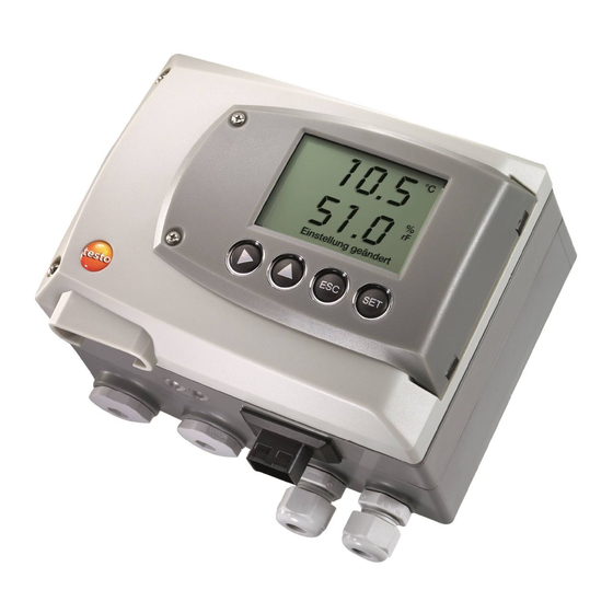 TESTO 6651 Instruction Manual