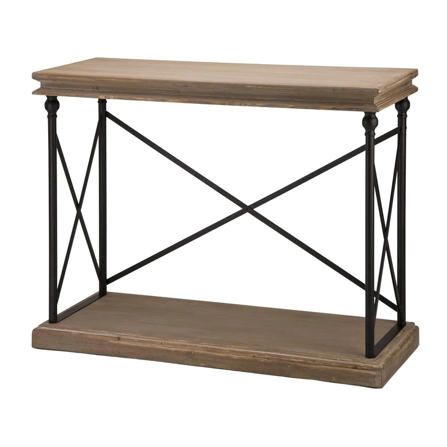 GLITZHOME Console Table Assembly Instruction