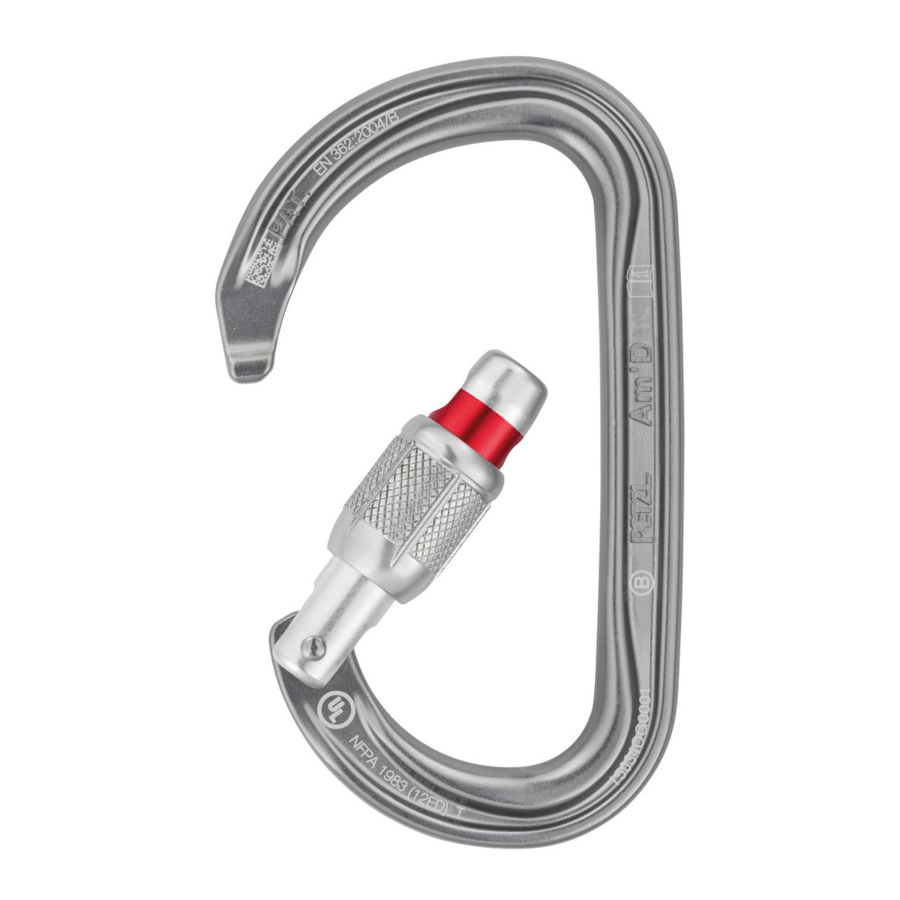 Petzl Am'D SCREW-LOCK Manuals