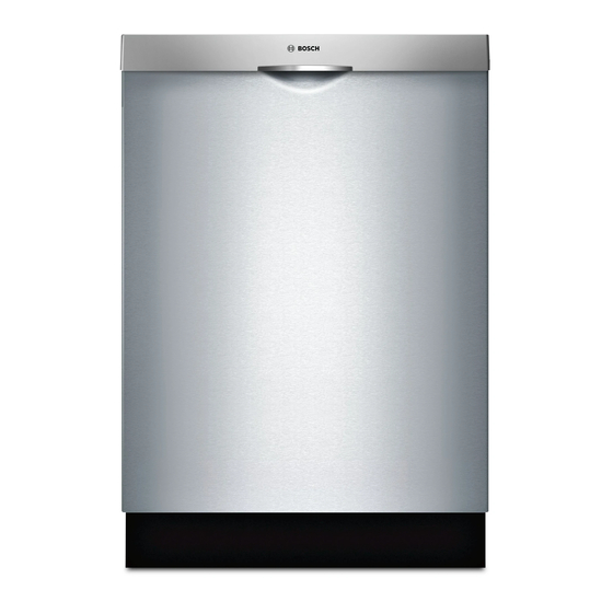 Bosch SHV863WD Series Operating Instructions Manual