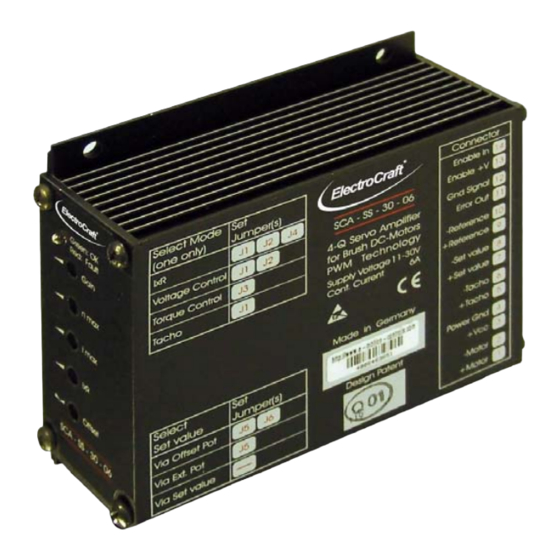 ElectroCraft SCA-SE-30-06 Manuals