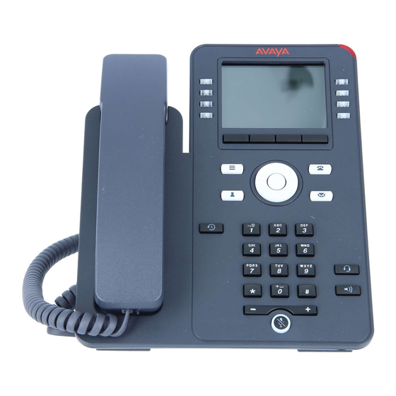 Avaya J169 Quick Reference