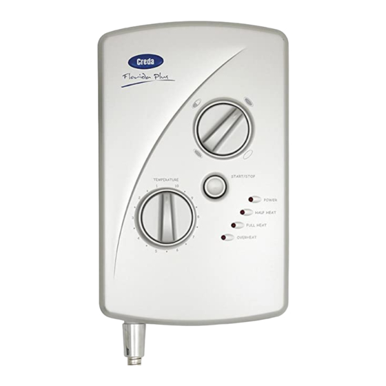 Creda FLORIDA PLUS Installation And User Manual