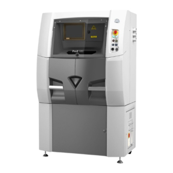 3D Systems ProX DMP 100 User Manual
