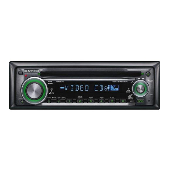 Kenwood KDC-MP333V Service Manual