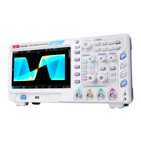 UNI-T UPO2072E User Manual