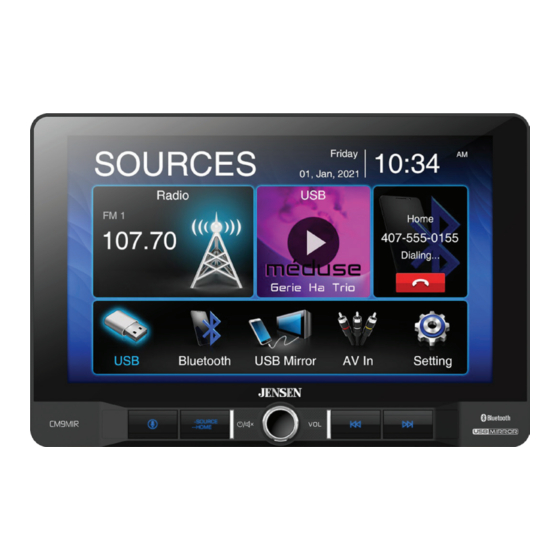 Jensen CM9MIR Installation & Owner's Manual