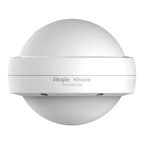 Ruijie Reyee RG-RAP6202(G) Hardware  Installation And Reference Manual
