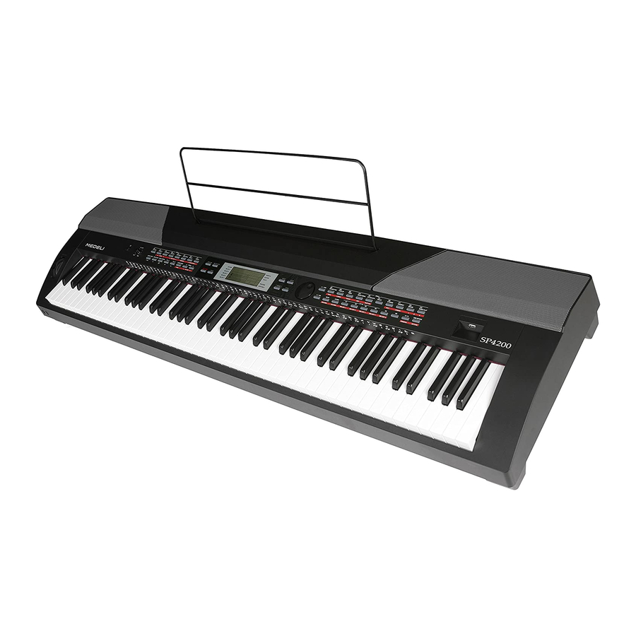 Medeli SP4200 Instructions Manual