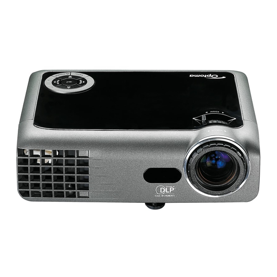 Optoma EX330 User Manual