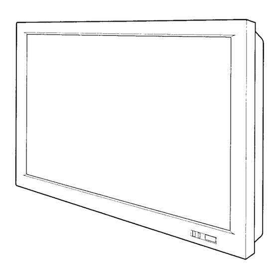 Sanyo PDP-42H1EN Owner's Manual