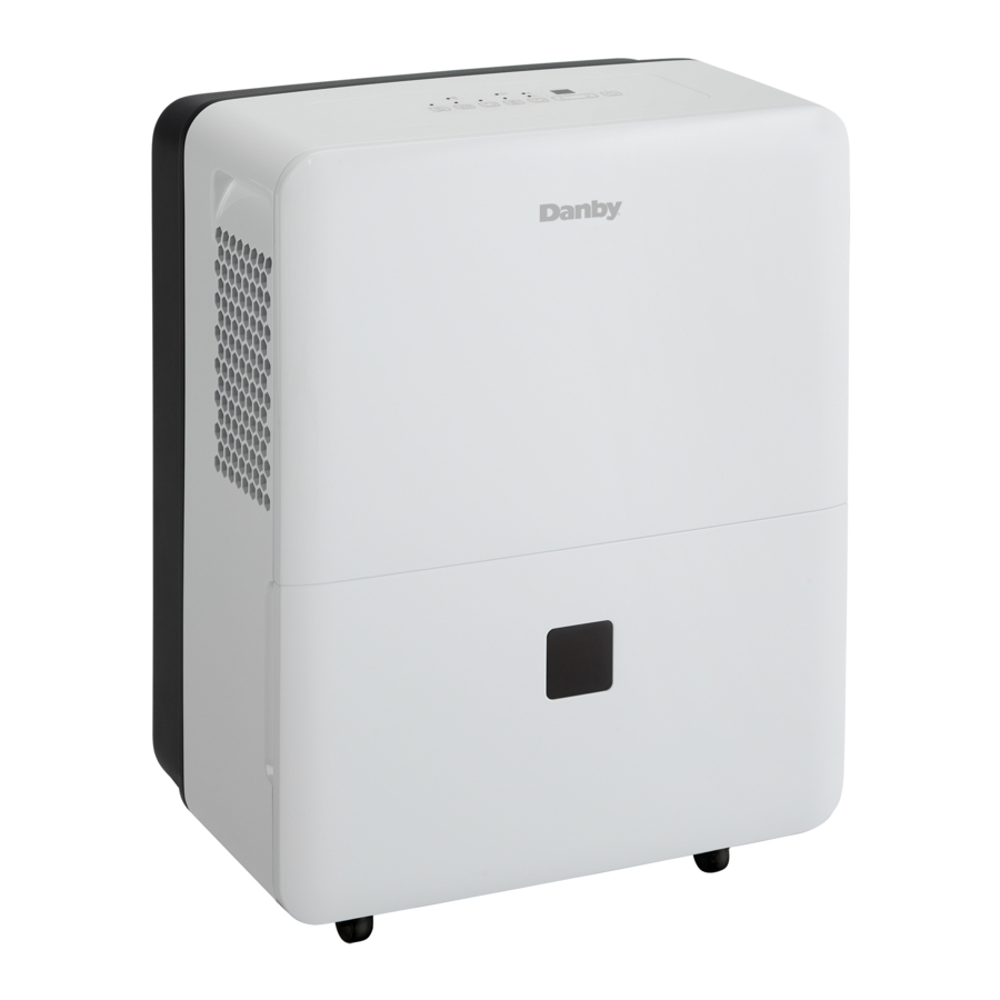 Danby DDR020BJWDB-ME, DDR030BJWDB-ME, DDR040BJWDB-ME - Dehumidifier Manual