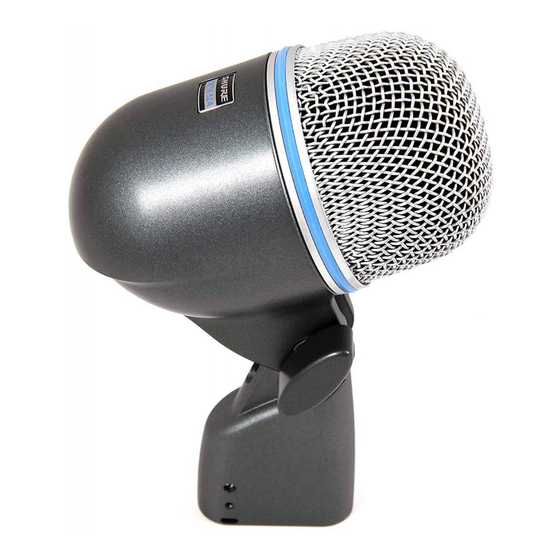 Shure BETA 52 User Manual