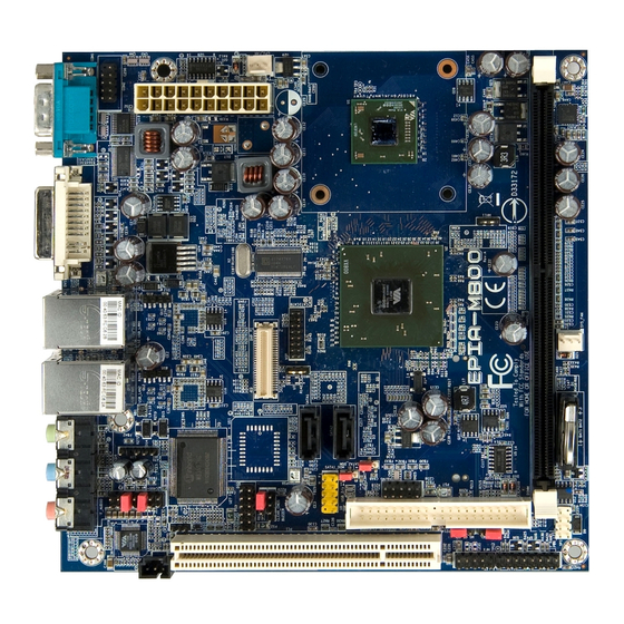 VIA Technologies EPIA-N800 User Manual