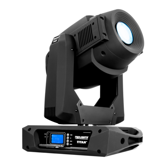 ProLights Titan User Manual