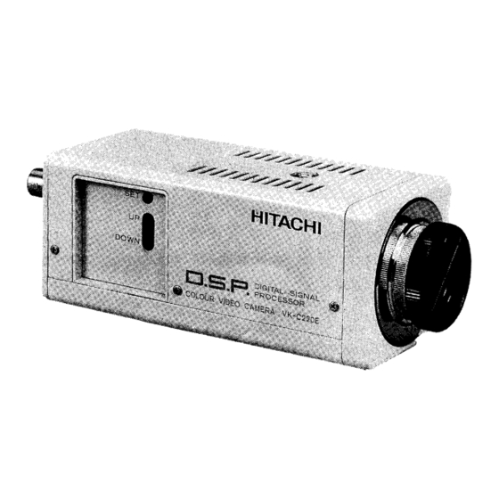 Hitachi VK-C220E Instruction Manual