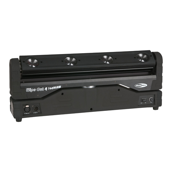 SHOWTEC Wipe Out 360 RGBW Light Bar Manuals