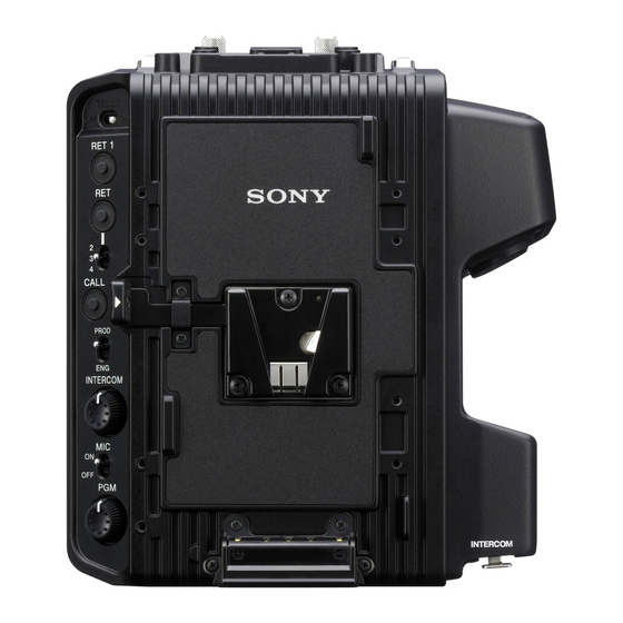 Sony CA-FB70 Operating Instructions Manual