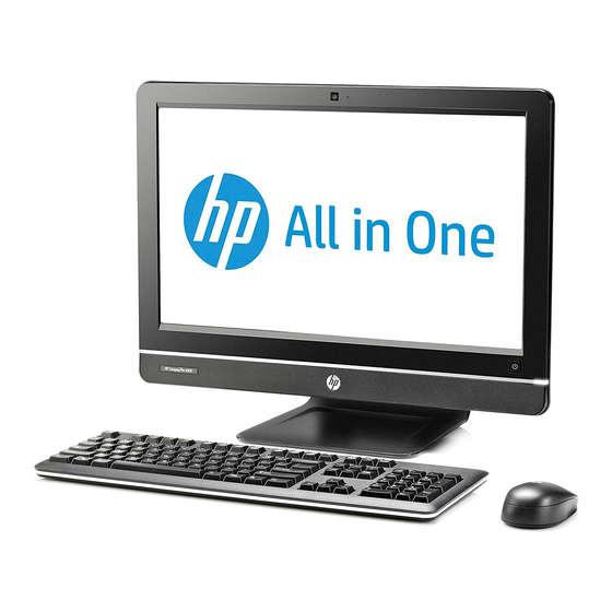 HP Compaq Pro 4300 All-in-One Hardware Reference Manual