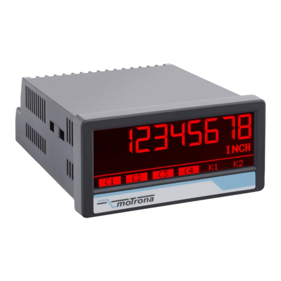 Motrona touchMATRIX IX350 Operating Manual
