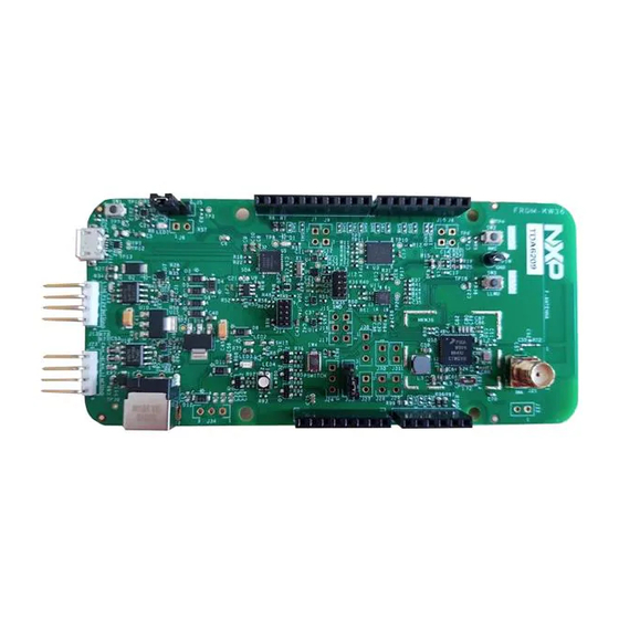 NXP Semiconductors FRDM-KW36 User Manual
