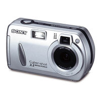 Sony DSC-P52 - Cyber-shot 3.2MP Digital Camera Operating Instructions Manual