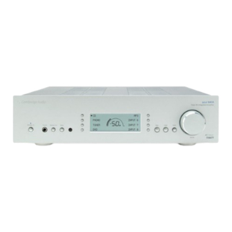 Cambridge Audio Azur 840A V2 User Manual