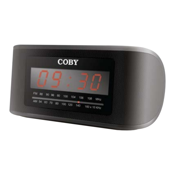 Coby  CR-A54 Specification Sheet