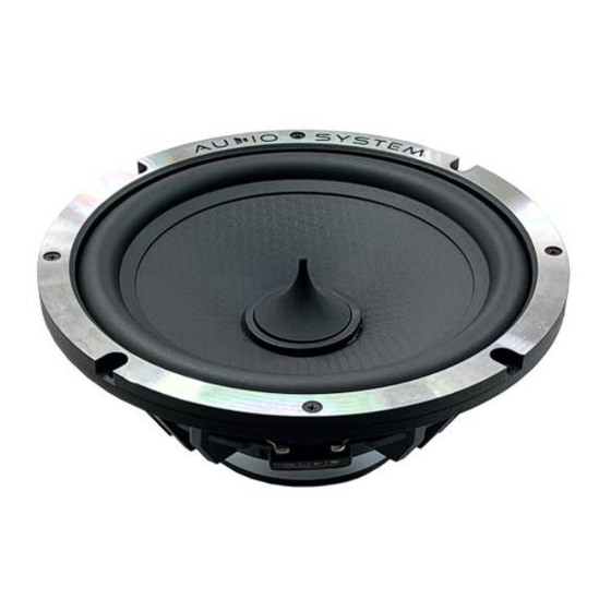 Audio System HX 100 PHASE EVO3 User Manual