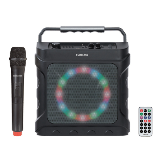 FONESTAR Partybox Quick Start Manual