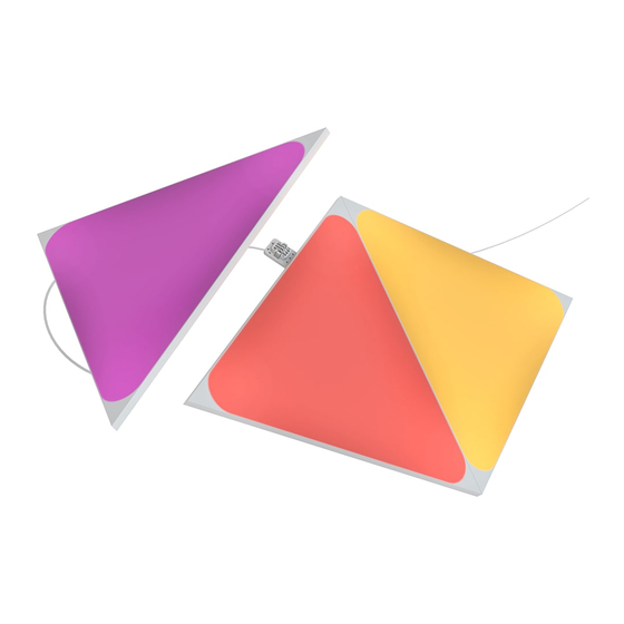 Nanoleaf Shapes Triangles / Expansion Pack Quick Start Manual