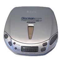 Sony D-E401 - Portable Cd Player Operating Instructions Manual