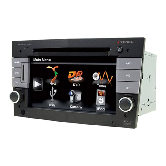 ZENEC ZE-NC5010 - MOUNTING INSTRUTIONS FOR CORSA D Manual