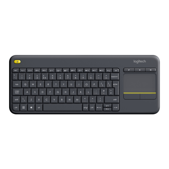 Logitech K400 Getting Started Manual