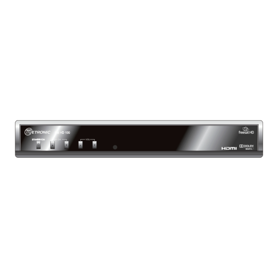Metronic Sat HD 100 441827 Manual