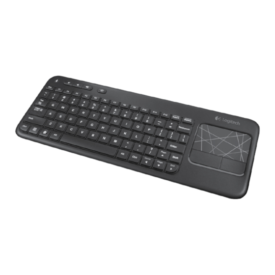 Logitech k400 Getting Started Manual