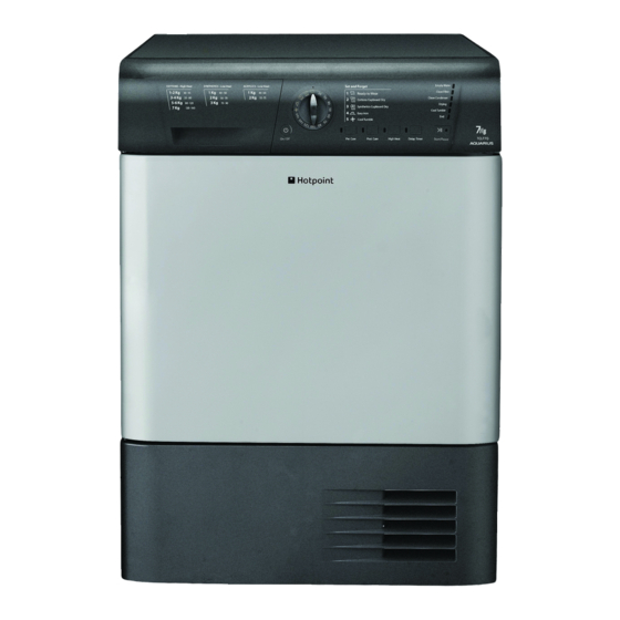 Hotpoint TCL770 Instruction Booklet