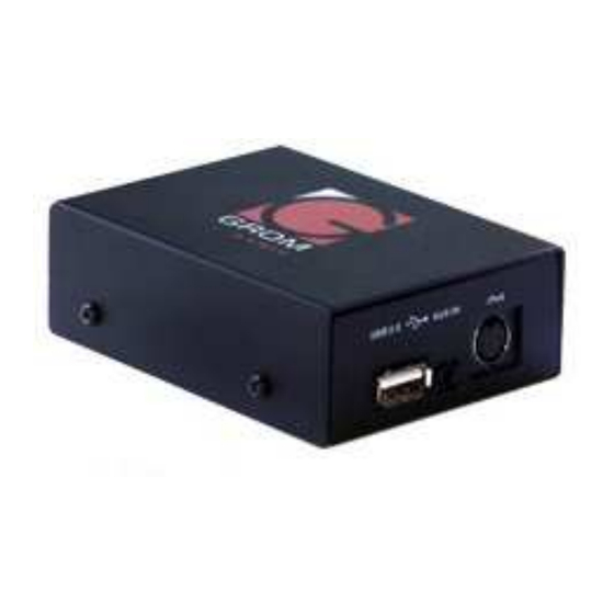 GROM Audio GROM-USB2 MP3 User Manual