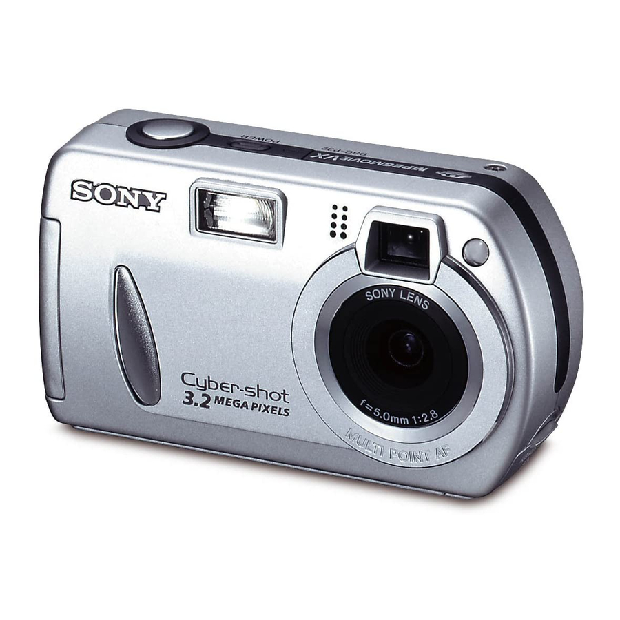 Sony Cyber-shot DSC-P32 Service Manual