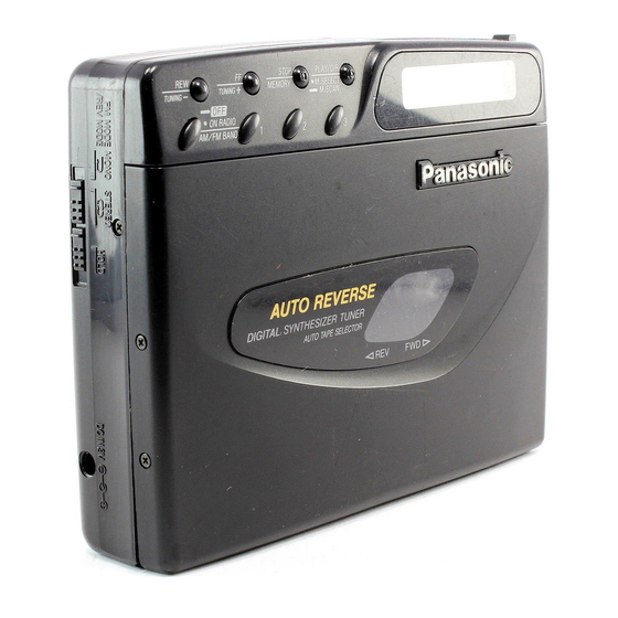 Panasonic RQ-V460 Manuals