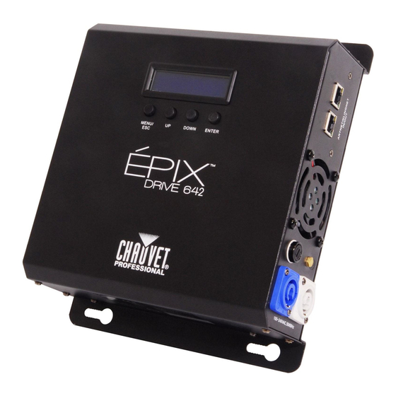 Chauvet Epix DRIVE 642 Quick Reference Manual