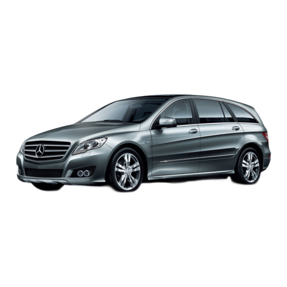 Mercedes-Benz R 350 Operator's Manual