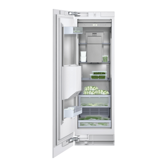 Gaggenau RC 462 AU Installation Instruction
